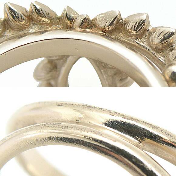 CHANEL Gold Logo Ring - Picture 8 of 10